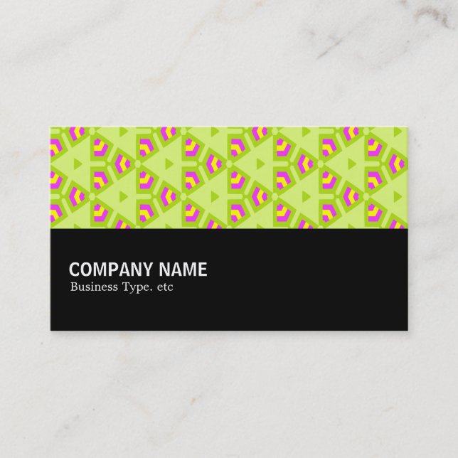 Carte De Visite Mi-chemin 010 - Terrazzo Motif 02 (Devant)