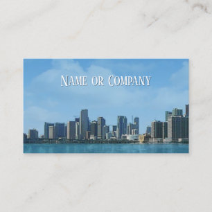 Carte De Visite Miami Skyline