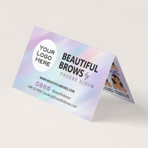 Carte De Visite Microblading Brow post-soins et rendez-vous