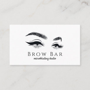Carte De Visite Microblading et extensions de cils
