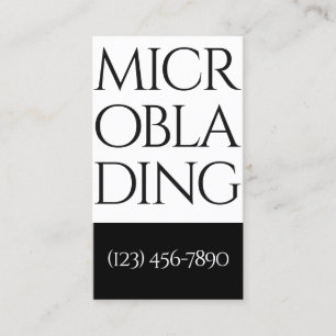 Carte De Visite Microblading Moderne , Sourcils, Maquillage Perman