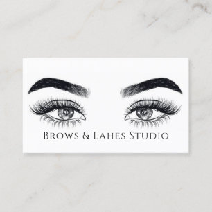 Carte De Visite Microblading moderne, sourcils, maquillage permane