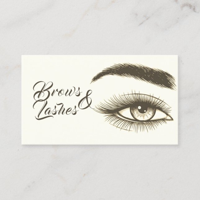 Carte De Visite Microblading, sourcils, cils, cils, maquillage per (Devant)