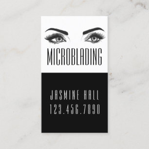 Carte De Visite Microblading , Sourcils, Tatouage, Maquillage Perm