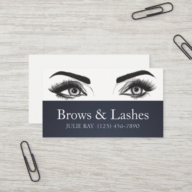 Carte De Visite Microblading , Sourcils, Tatouage, Maquillage Perm (Devant/Arrière en situation)