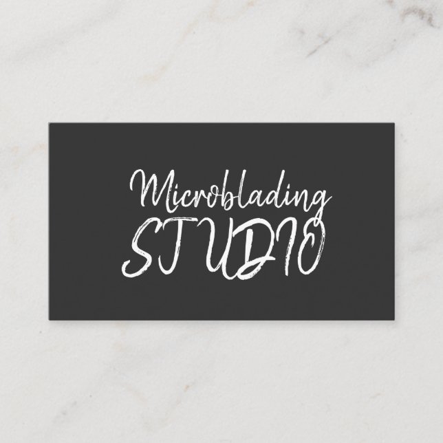 Carte De Visite Microblading , Sourcils, Tatouage, Maquillage Perm (Devant)