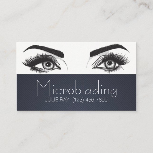 Carte De Visite Microblading , Sourcils, Tatouage, Maquillage Perm (Devant)