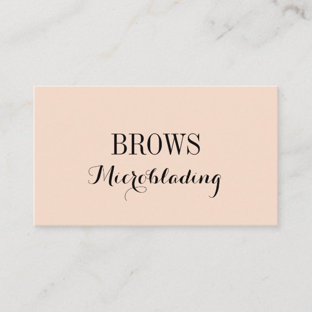 Carte De Visite Microblading , Sourcils, Tatouage, Maquillage Perm (Devant)