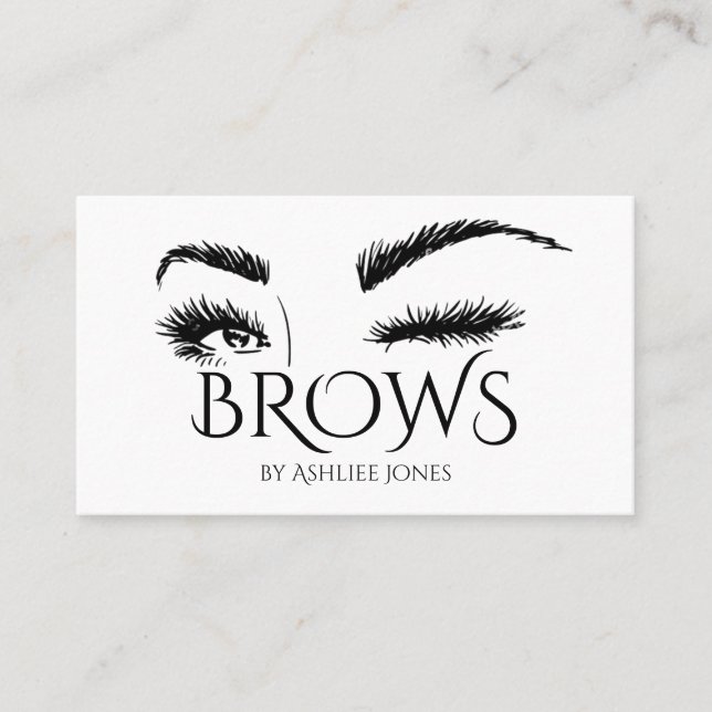 Carte De Visite Microblading, sourcils, tatouage, Maquillage perma (Devant)