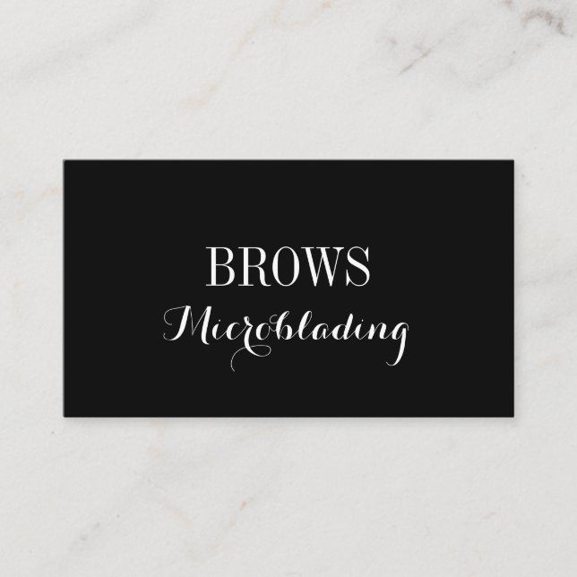 Carte De Visite Microblading, sourcils, tatouage, Maquillage perma (Devant)