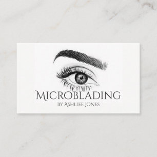 Carte De Visite Microblading, sourcils, tatouage, Maquillage perma