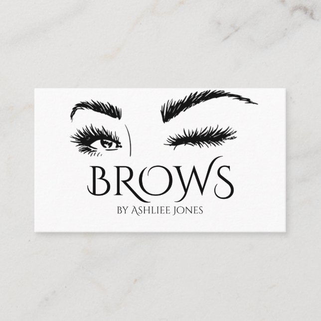 Carte De Visite Microblading, sourcils, tatouage, Maquillage perma (Devant)