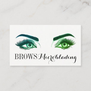 Carte De Visite Microblading, sourcils, tatouage, Maquillage perma