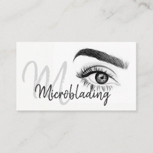Carte De Visite Microblading, sourcils, tatouage, Maquillage perma