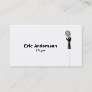 Carte De Visite Microphone
