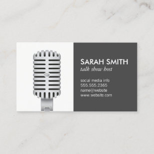 Cartes De Visite Artiste Chanteur Zazzle Fr