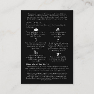 Carte De Visite Micropigmentation à échelle