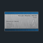 Carte De Visite Microscope ; Aspect métallique<br><div class="desc">Vous aimerez ce design de microscope microscopique en aluminium brossé en métal. Idéal pour les cadeaux ! Disponible sur les tee - shirts, les boîtiers de smartphones, les mousepads, les porte - clés, les affiches, les cartes, les couvertures électroniques, les manches d'ordinateur portable / carnet, les casquettes, les tasses, et...</div>