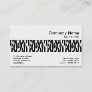 Carte De Visite Middle Band - Abstrait 280314