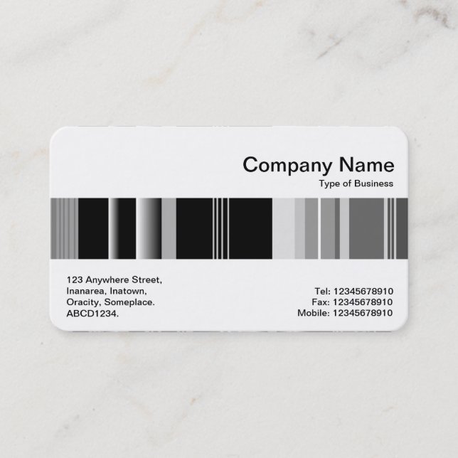 Carte De Visite Middle Band - Codex 01 (Devant)