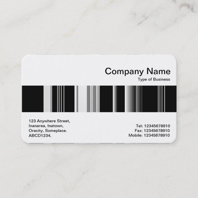 Carte De Visite Middle Band - Codex 02 (Devant)