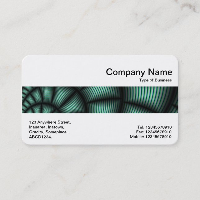 Carte De Visite Middle Band - Fractale 02 (Devant)