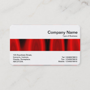 Carte De Visite Middle Band - Hall of Flame