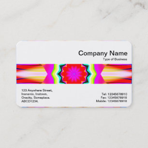 Carte De Visite Middle Band - Kaliedoscopic 04