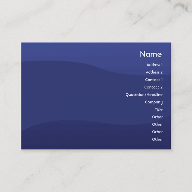 Carte De Visite Midnightwave - potelé (Devant)