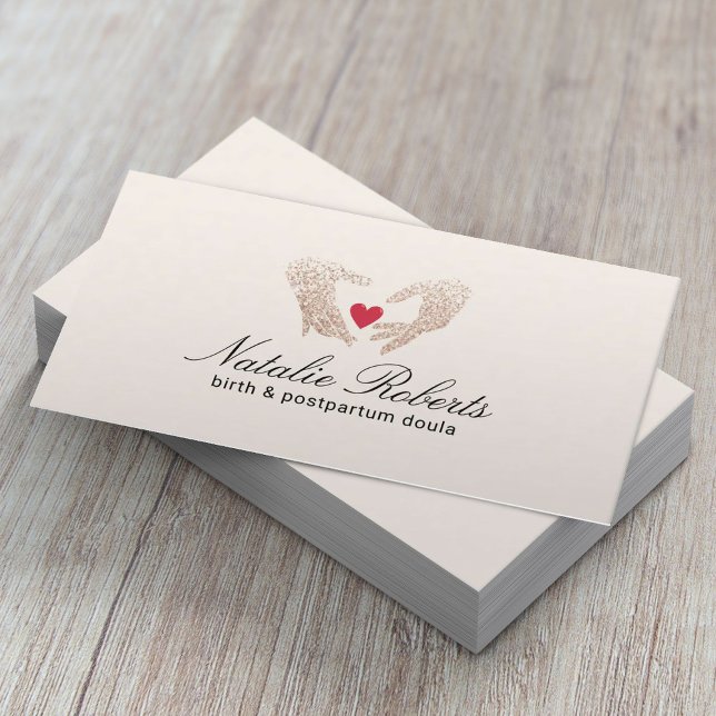 Carte De Visite Midwoman Doula Birth Coach Parties scintillant Mai (Créateur téléchargé)