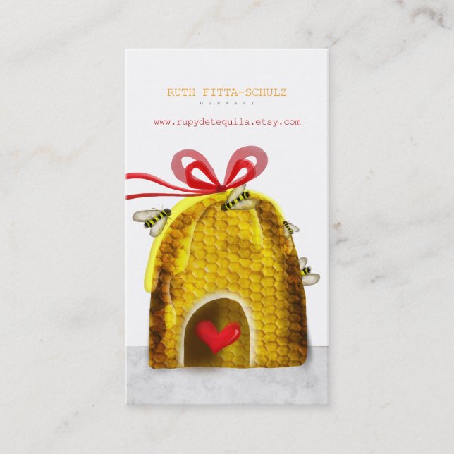 Carte De Visite Miel (Devant)