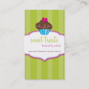 CARTE DE VISITE mignon gras cupcake citron vert ro