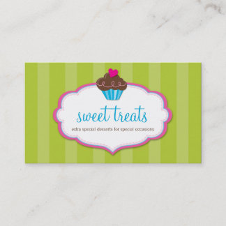 CARTE DE VISITE mignon gras cupcake citron vert ro