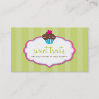 CARTE DE VISITE mignon gras cupcake citron vert ro