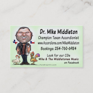Carte De Visite Mike et la musique de Middletones