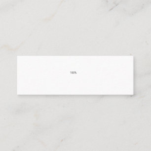 CARTE DE VISITE MINI 100%