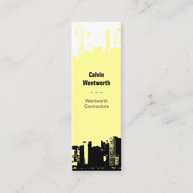Carte De Visite Mini 1 Haut 1 Bas Centre-Ville (Devant)