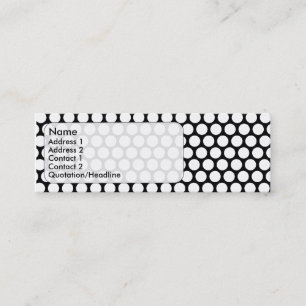 Carte De Visite Mini à pois