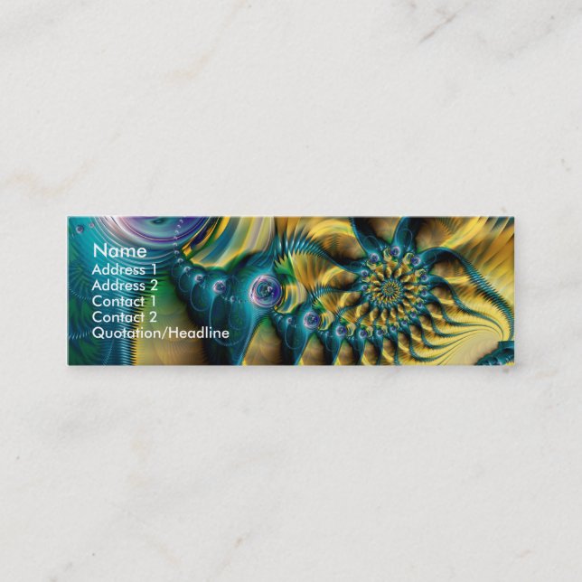 Carte De Visite Mini Abstractopus (Devant)