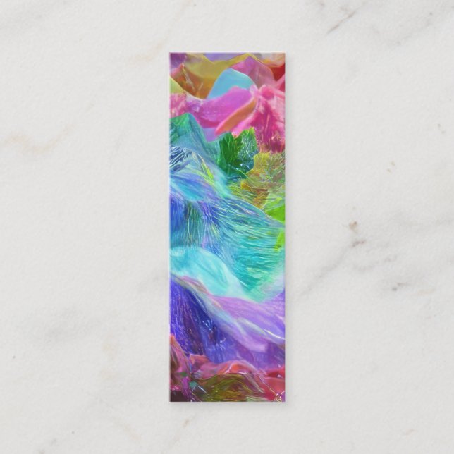 Carte De Visite Mini Abstrait de Crystal Mountain (Devant)