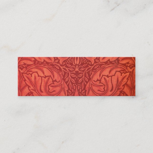 Carte De Visite Mini Acanthe de William Morris pour la conception de (Devant)