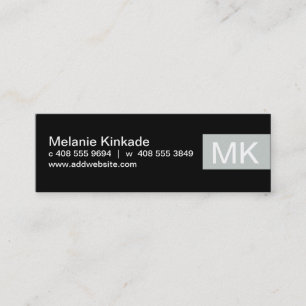 Carte De Visite Mini Accent (gris)