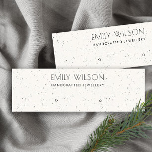 CARTE DE VISITE MINI AFFICHAGE LOGO DE L'ÉTUDE DE TEXTURE CÉRAMIQUE BLA