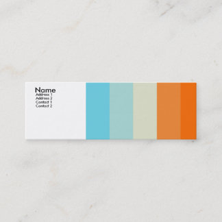 Carte De Visite Mini Aimer de couleur - customisé