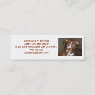 Carte De Visite Mini AMOUR américain de l'icône APBT