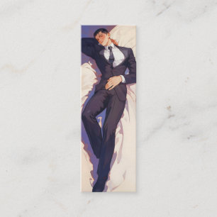 Carte De Visite Mini Anime Ikemen Élégant et Séduisant