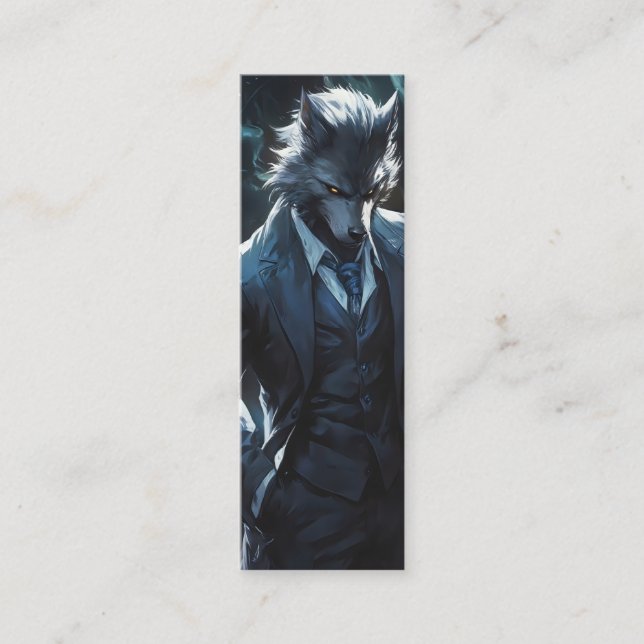 Carte De Visite Mini Anime Werewolf Gentleman (Devant)