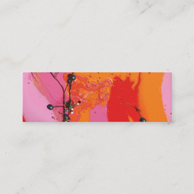 Carte De Visite Mini "Arbre de myrtille " (Devant)