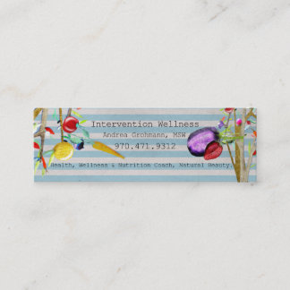 Carte De Visite Mini Arbre de vie Santé et bien-être