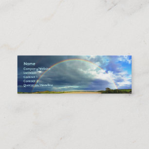 Carte De Visite Mini Arc-en-ciel